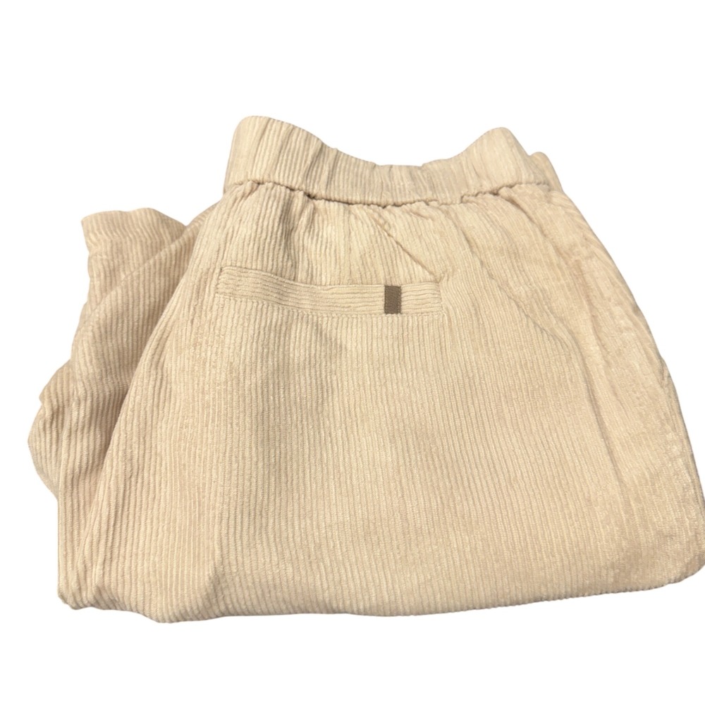 Brochu Walker Harlow Pants Womens Large Perle Cream Soft Corduroy‎ Classic